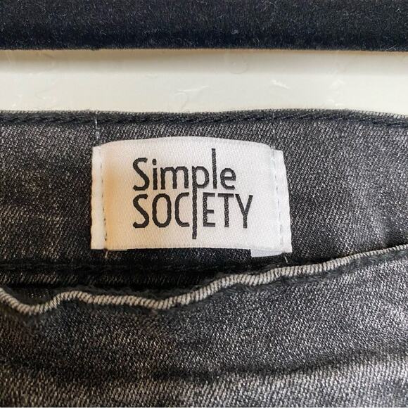 Simple Society Y2K Gray Pleated Preppy Mini Skirt XL - Picture 4 of 9